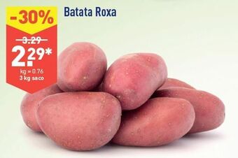 ALDI Batatas promoção