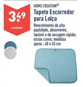 ALDI Tapete promoção