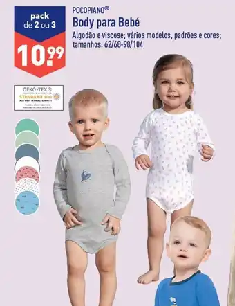 ALDI Body bebé promoção