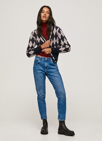 Pepe Jeans Violet mom carrot fit high waist jeans promoção