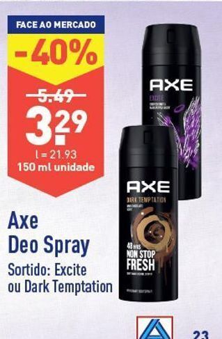 Desodorizante axe