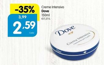 Minipreço Creme hidratante dove promoção