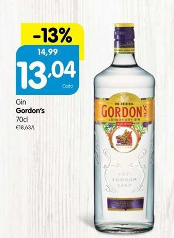 Minipreço Gin gordon's promoção