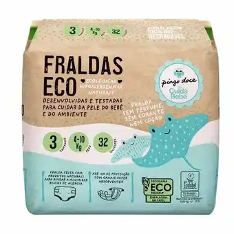 Pingo Doce Fraldas eco tamanho 3 (4-10 kg) pingo doce - 32 un promoção
