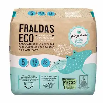 Pingo Doce Fraldas eco tamanho 5 (13-18 kg) pingo doce - 28 un promoção