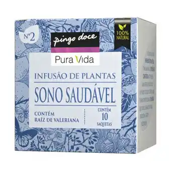 Pingo Doce Chá infusão sono saudável pura vida promoção
