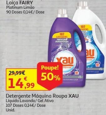 Auchan Det. roupa máq. liq xau promoção