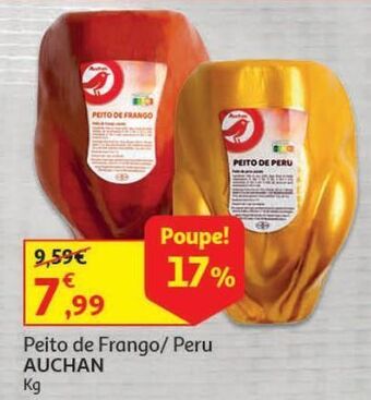 Auchan Peito de frango auchan promoção