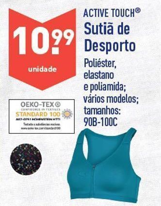 Sutiã desportivo