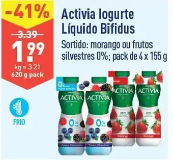 ALDI Iogurte activia promoção