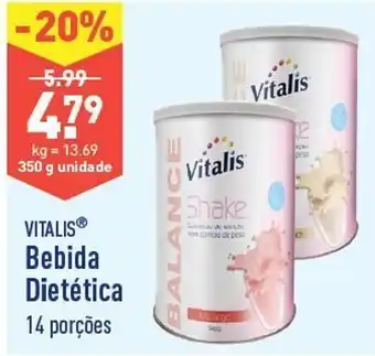 ALDI Bebidas vitalis promoção