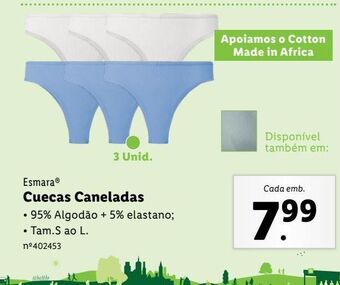 Lidl Cuecas esmara promoção