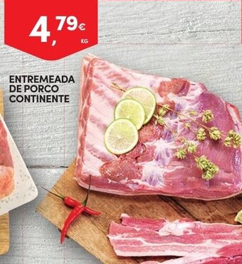 Continente Entremeada de Porco Continente promoção
