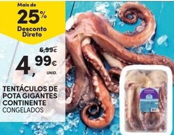 Continente Tentaculos de Pota Gigantes continente promoção