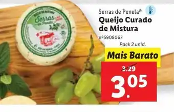 Lidl Queijo curado serras de penela promoção