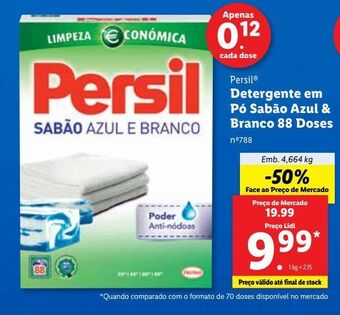 Detergente em pó persil