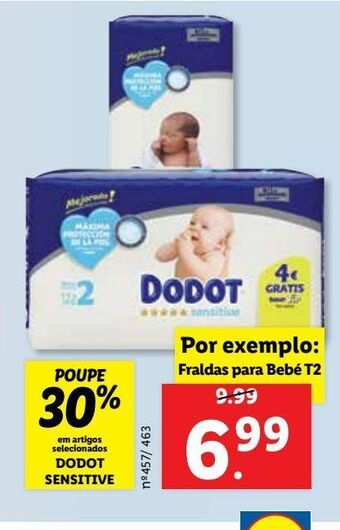Lidl Fraldas dodot promoção