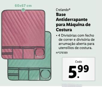 Lidl Costura promoção