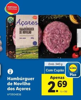 Lidl Hambúrguer promoção