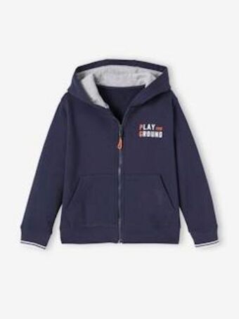 Vertbaudet Casaco de desporto com fecho play ground, para menino -... promoção