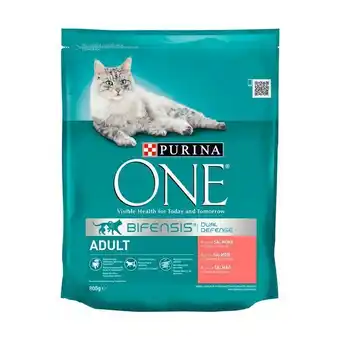 Neomáquina Purina one gato salmao/cereais 800g promoção