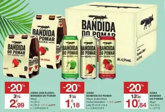 Sidra com Álcool Bandida do Pomar 4x25cl/ 4x33cl