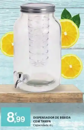 E.Leclerc Dispensadorde Bebida com Tampa 4L promoção