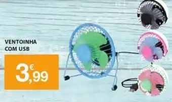 E.Leclerc Ventoinha com USB promoção