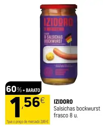 Coviran Izidoro Salsichas Bockwurst Frasco 8 u. promoção