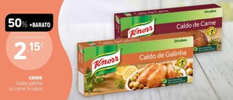 Coviran Knorr Caldos Galinha ou Carne 24 Cubos promoção