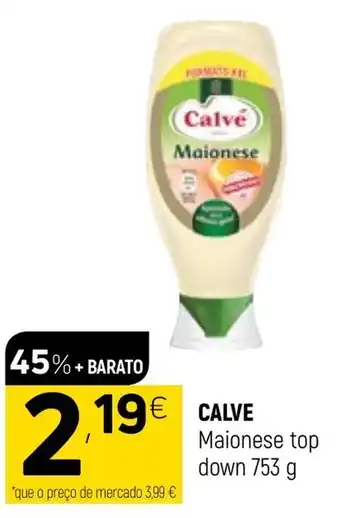 Coviran Calve Maionese Top Down 753g promoção