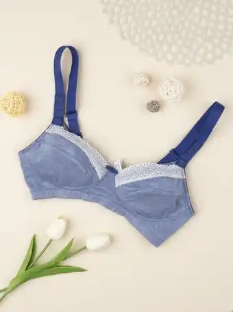 Prénatal Sutiã de amamentação com renda azul - prénatal promoção