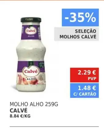 Minipreço Calvé Molho Alho 259G promoção