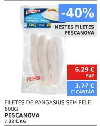 Minipreço Pescanova Filetes De Pangasius Sem Pele 600G promoção