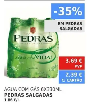 Minipreço Pedras Salgadas Água Com GÁS 6x330ML promoção