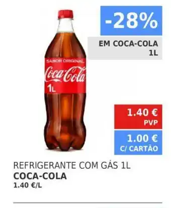 Minipreço Coca-Cola Refrigerante Com Gás 1L promoção