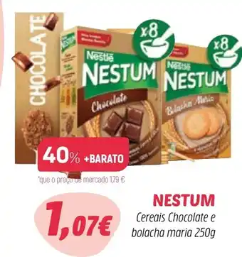 Nestum Cereais Chocolate e Bolacha Maria 250g