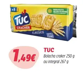 Coviran TUC Bolacha Craker 250g ou Integral 267g promoção