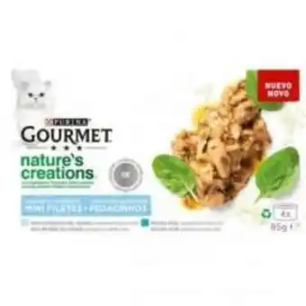 Pack gourmet nature?s creations mini bifes peixe do oceano e atum