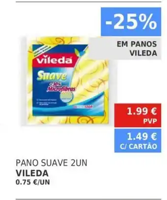 Minipreço Vileda Pano Suave 2UN promoção
