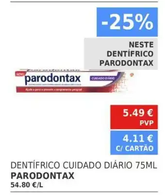Minipreço Parodontax Dentífrico Cuidado Diário 75ML promoção