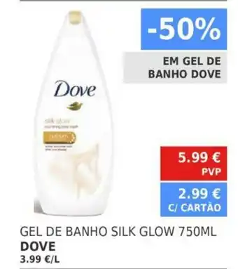 Dove Gel De Banho Silk Glow 750ML
