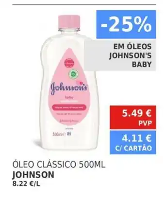 Minipreço Johnson Óleo Clássico 500ML promoção