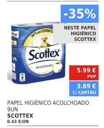 Minipreço Scottex Papel Higiénico Acolchoado 9UN promoção
