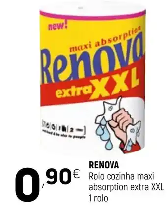 Renova Rolo de Cozinha Maxi Absorption Extra XXL 1 Rolo