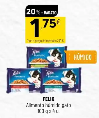 Felix Alimento Húmido Gato 100g x 4 u.