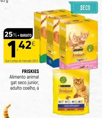 Coviran Friskies Alimento Animal Gato Seco Junior Adulto Coelho promoção