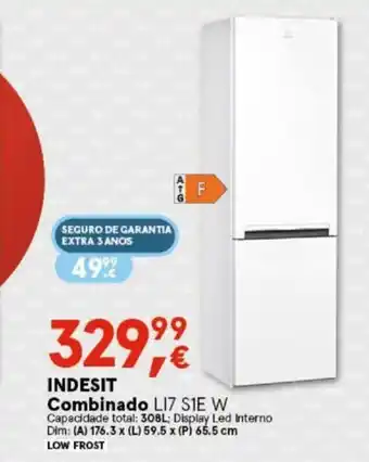 Worten Indesit Combinado promoção