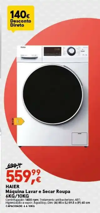 Worten Haier Máquina Lavar e Secar Roupa promoção