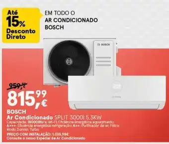 Worten Bosch Ar Condicionado promoção